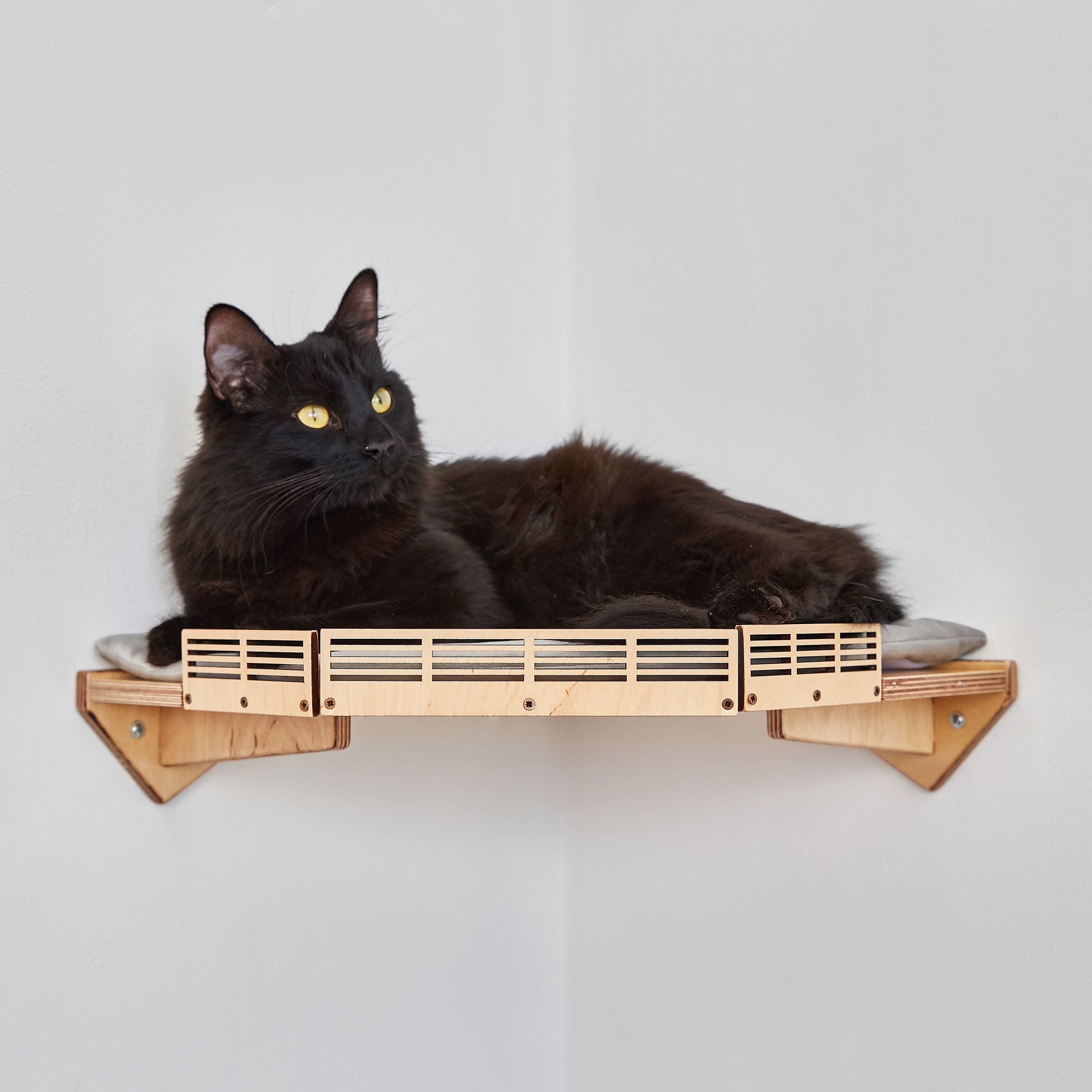 Cat Corner Tree Tower, Cat Shelves, Cat Wall Furniture, Cat Wall Bed