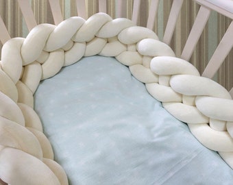 double braided crib bumper
