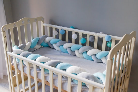 mini crib bumper