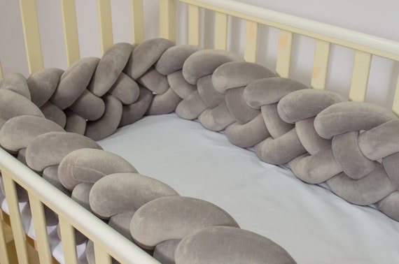 double braided crib bumper