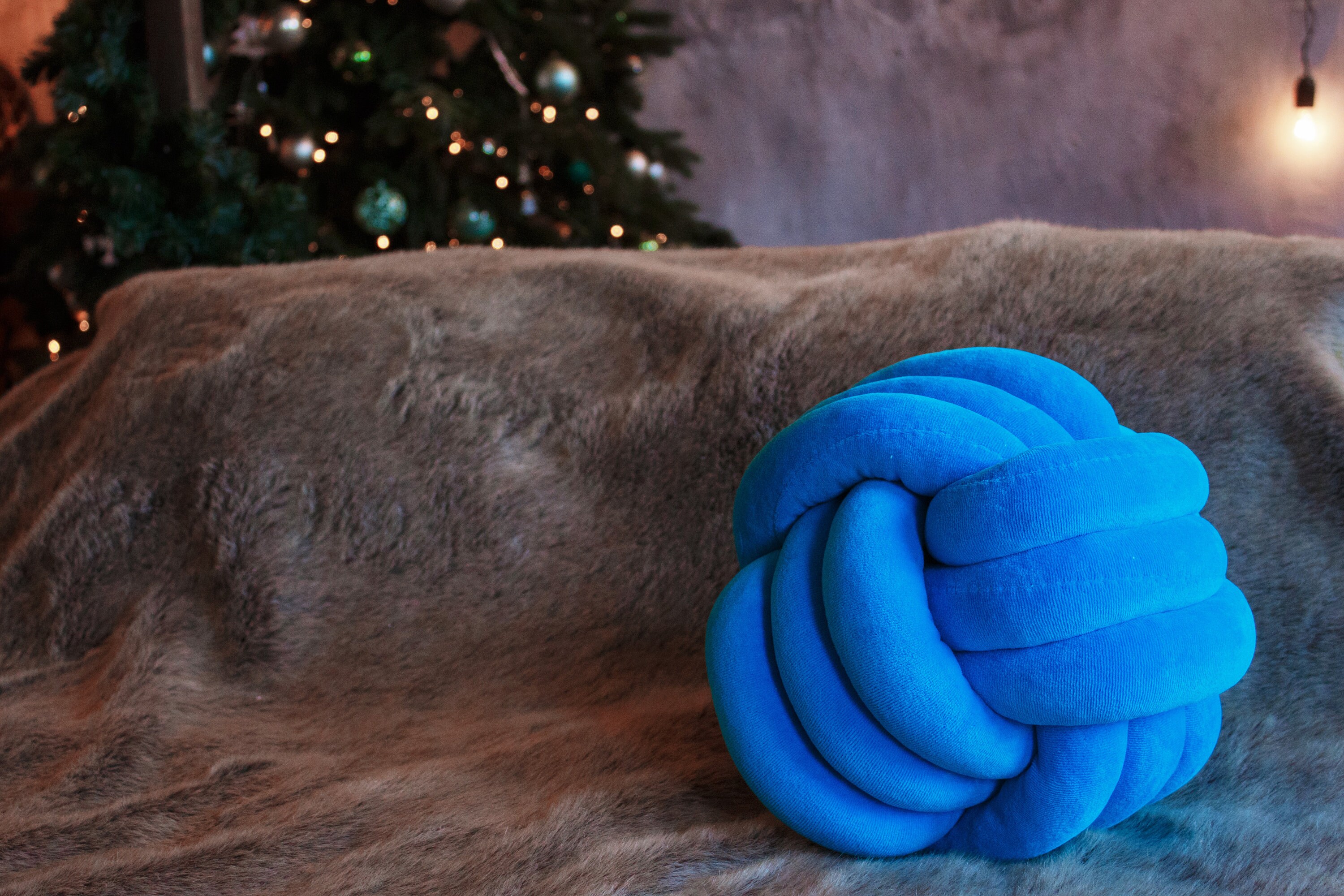 Large knot pillow knot cushion knotted pillow pillow knot Etsy