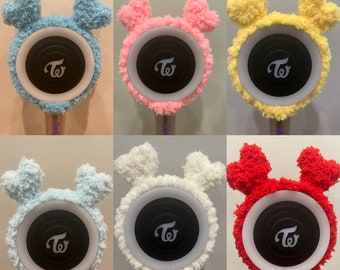 Crochet TWICE Lovely Light Stick Plush Cover, Collectible, Gift, Plush, Accessory
