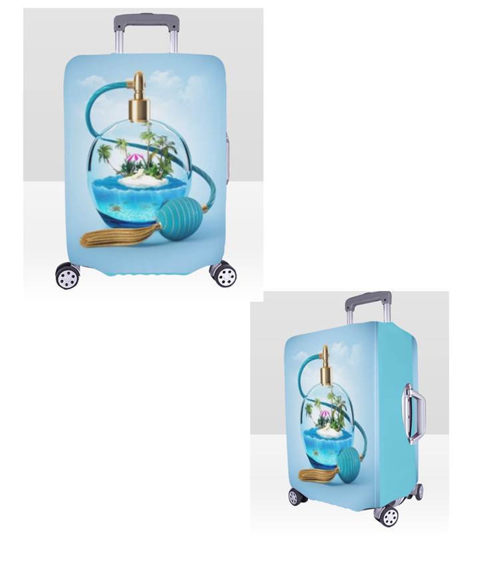 Perfume Bottle Luggage Cover Etsy