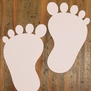 Little baby foot prints Cutouts -