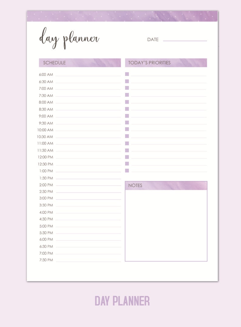 Digital Planner, Printable Planner Pages, Downloadable Planner Pages ...