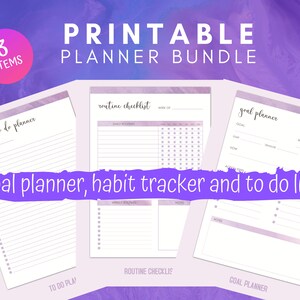 Digital Planner Printable Planner Pages Downloadable Planner - Etsy