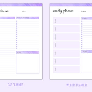 Digital Planner, Printable Planner Pages, Downloadable Planner Pages ...