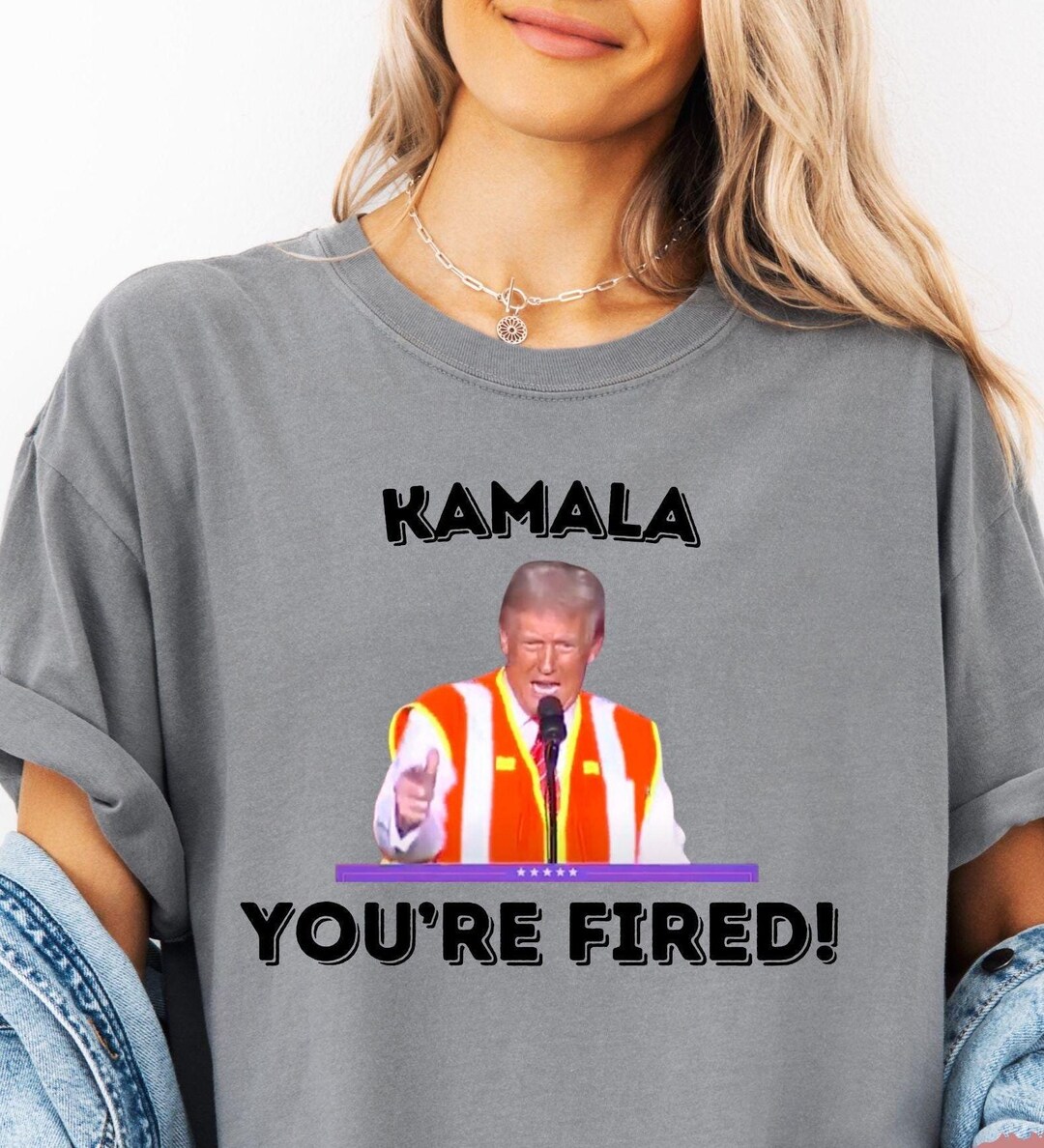 Kamala You're Fired Comfort Colors T-shirt, Trump Won Unisex Shirt ...