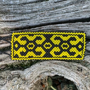 Glass Beaded Shamanic Bracelet by the Shipibo Tribe
