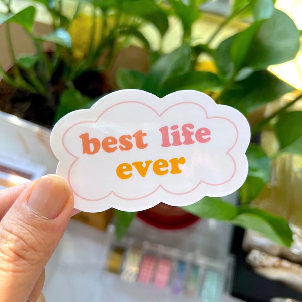 Best Life Ever Sticker | JW Sticker, Vinyl Sticker