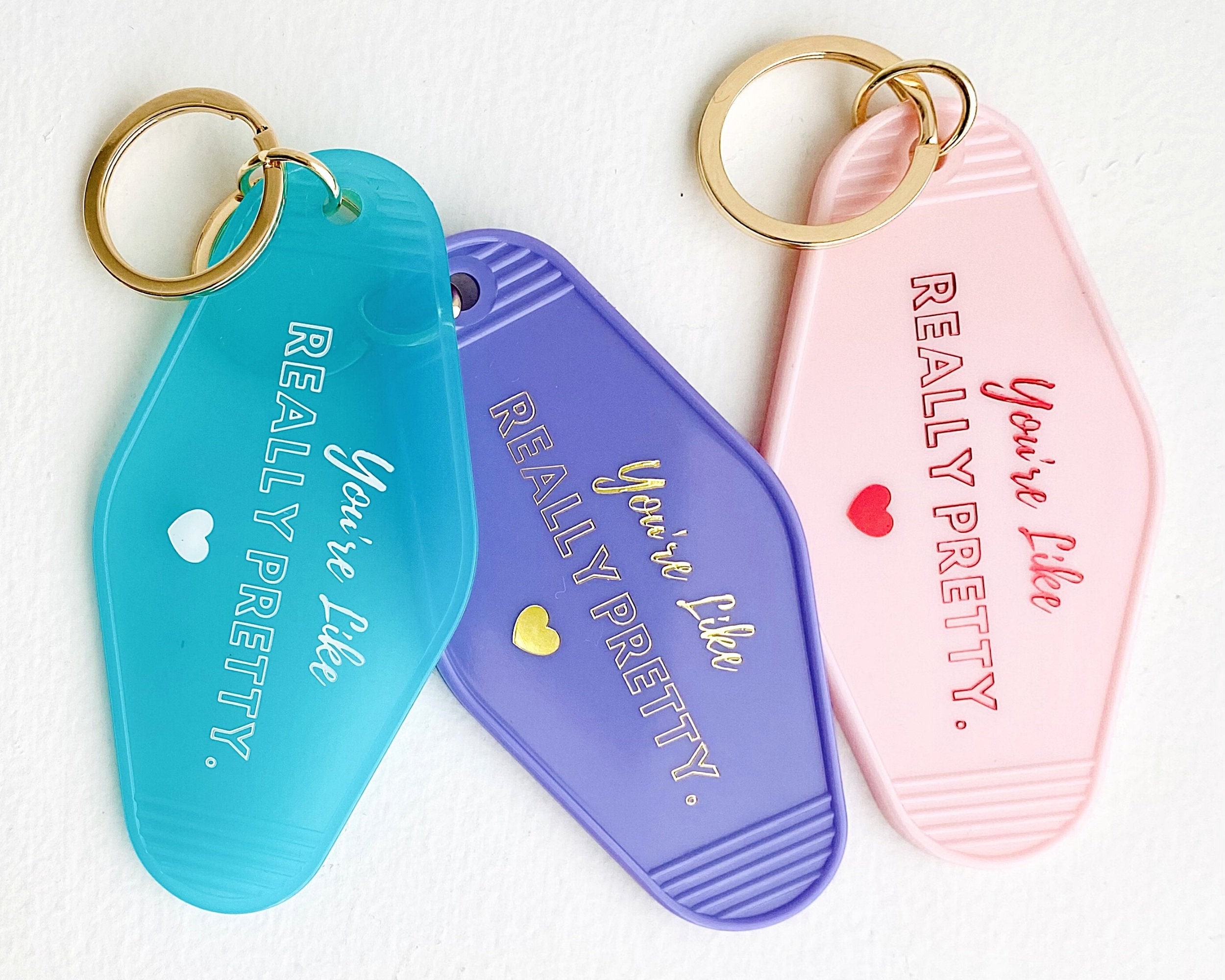 Motel Keychain Vintage Hotel Key Chain Retro Keyring Etsy.de