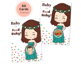 It's A Girl Baby Shower Scratch Off Cards - 30 Cards With Winners & Non-Winners, Scratch & Win Game