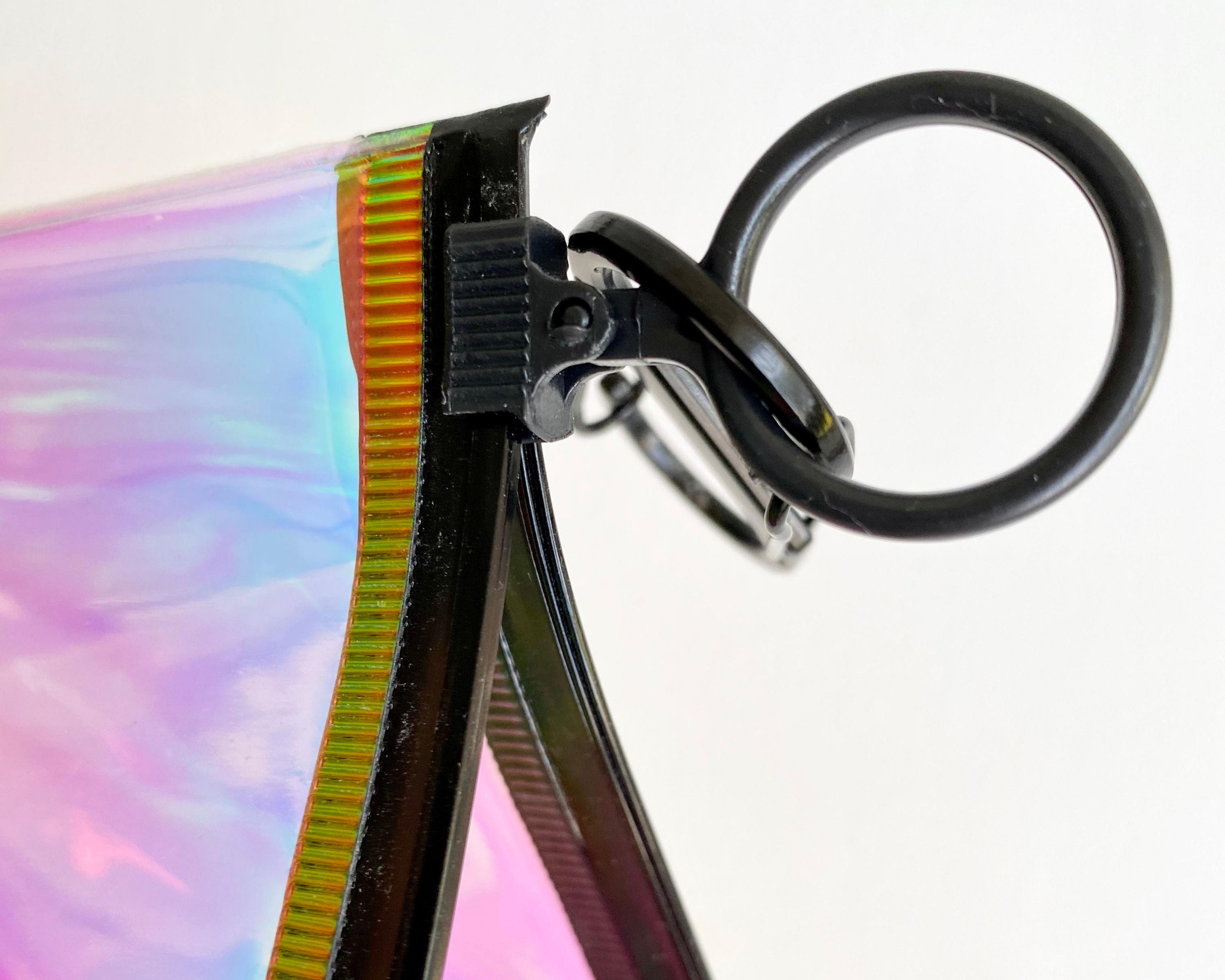 3pc PVC Mask Pouch Holographic Ziploc Bag transparent Pouch Etsy