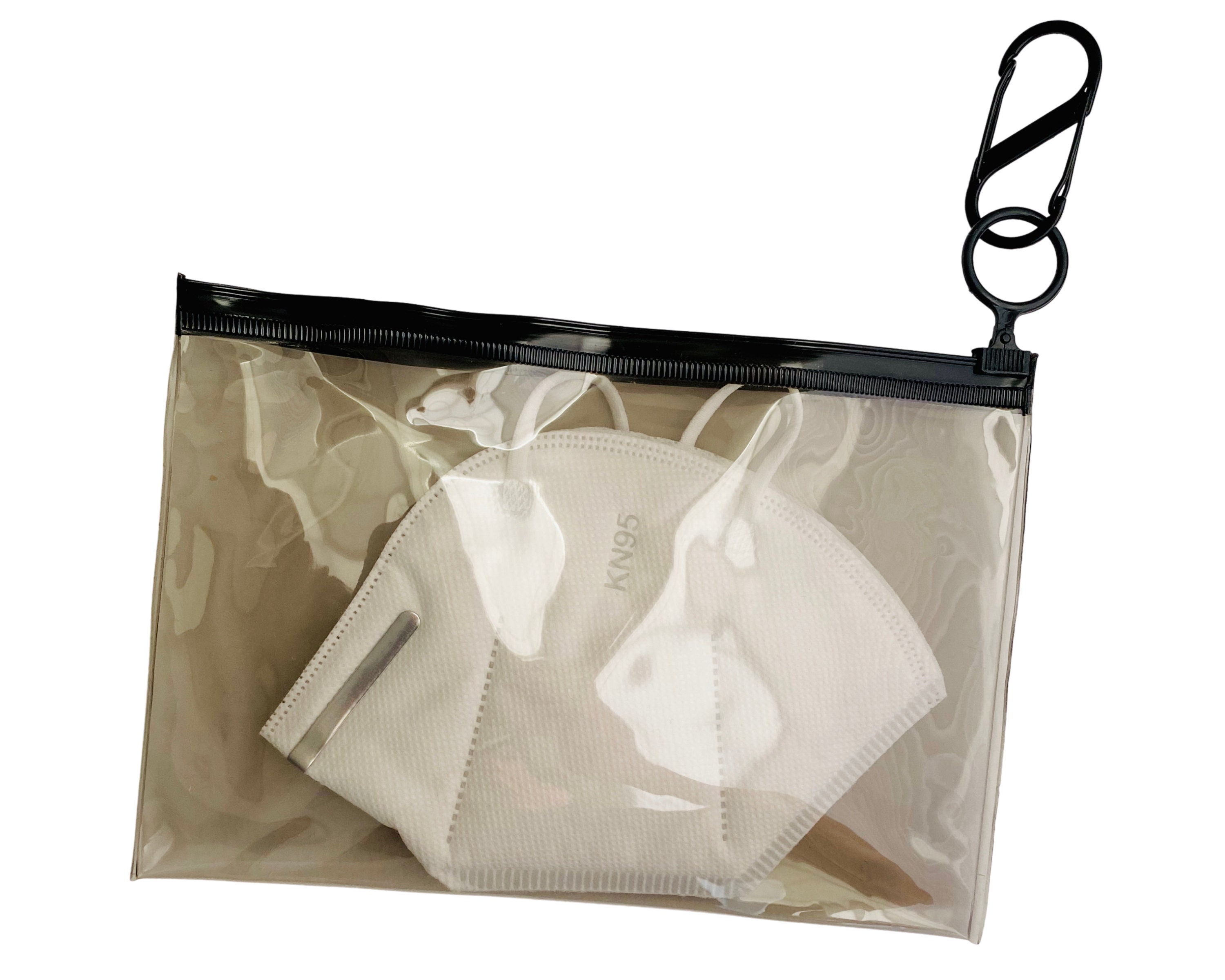 3pc PVC Mask Pouch Holographic Ziploc Bag transparent Pouch Etsy