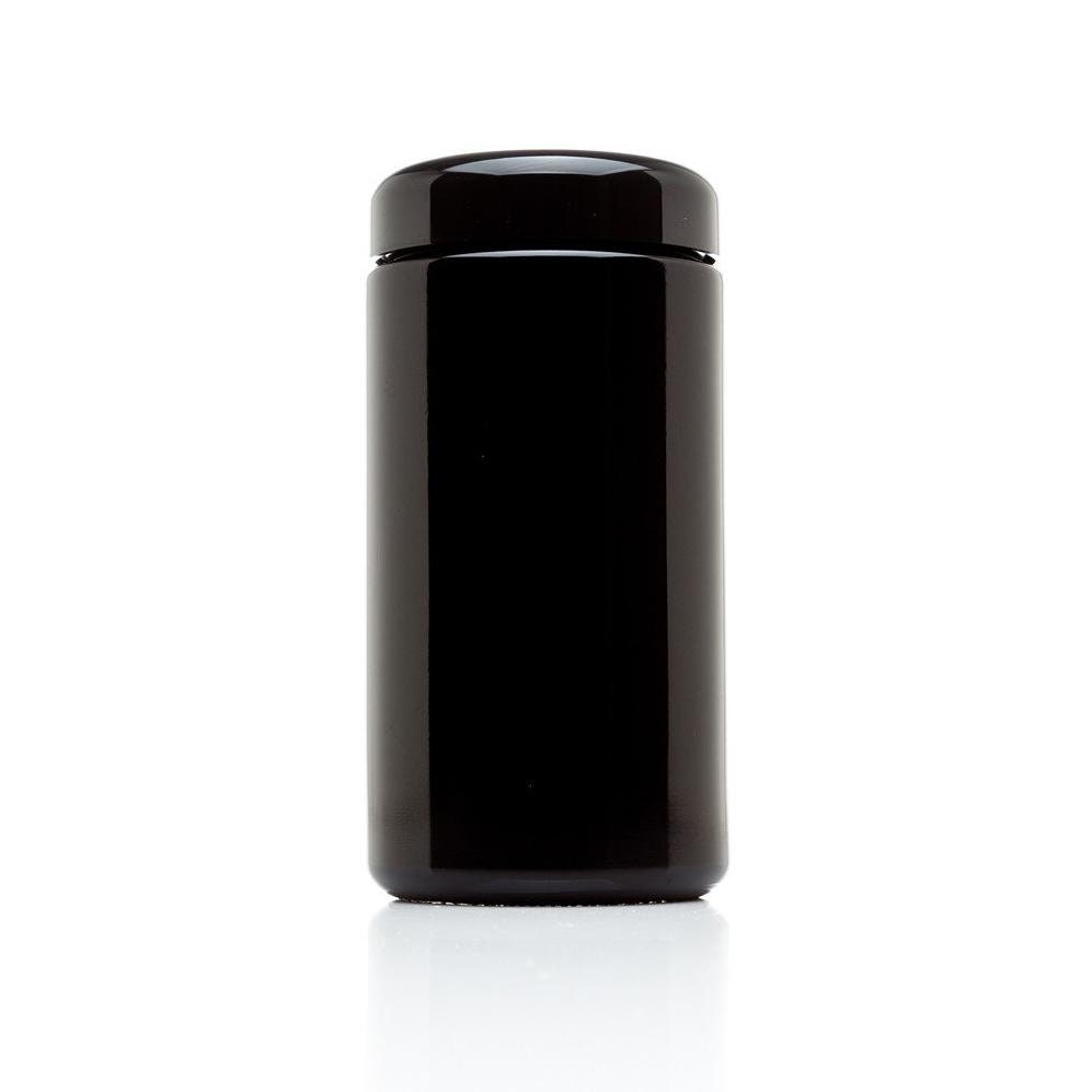 MIRON GLASS | 50ML - 200ML | MIRON Screw top Jar - Tall |  Violet glass | Glass jars | Glass jar + Plastic lid | Airtight | Tea | Herbs