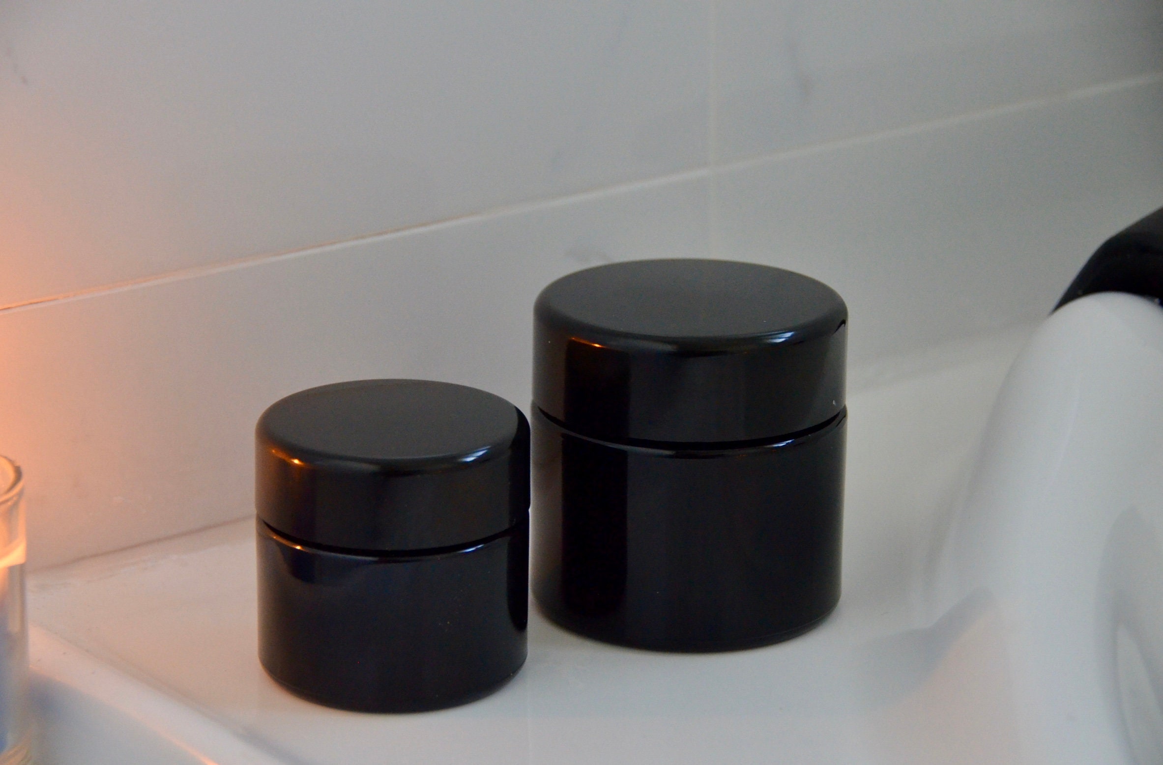 MIRON GLASS MIRON Screw Top Jar Standard Violet Glass Glass Jar