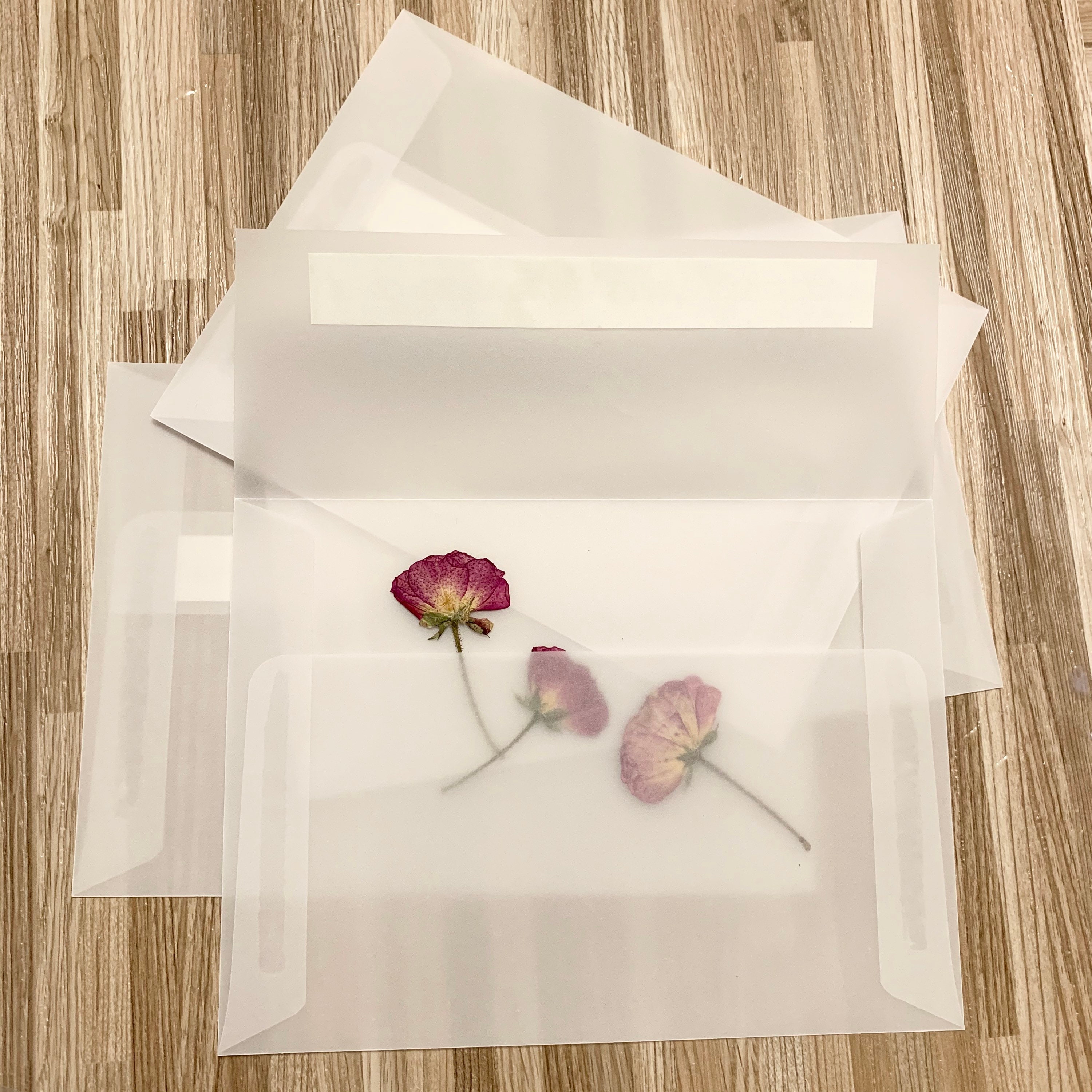 FREE SHIPPING A6 Clear Translucent Invitation Envelopes 4 Etsy