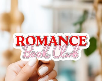 Romance Book Club Sticker | Stickers for Kindle | Matte Sticker |Water Bottle Sticker | Bookish Sticker | Reading Merch