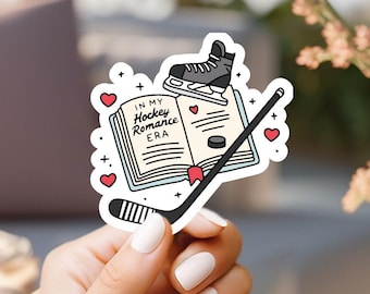 Hockey Romance Era Sticker: Waterproof and Dishwasher-safe Vinyl Decal