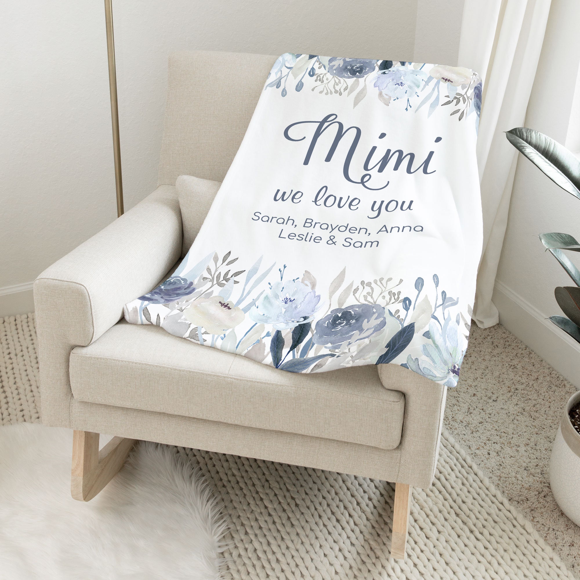 Personalized Blanket for Mom Mothers Day Gifts Mom Birthday Etsy