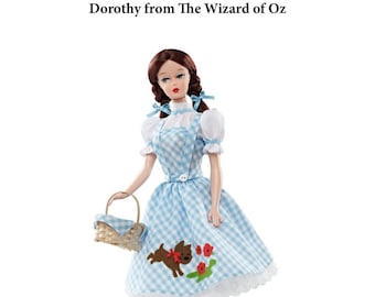 Dorothy Schnittmuster für 11.5&quot;Vintage Doll.