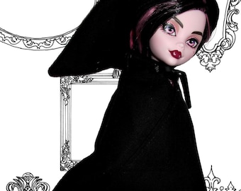 Cape with Hood pattern