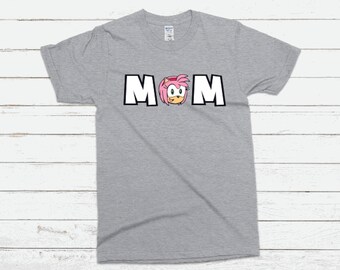 Sherrygeoffrey Sonic Amy Rose Skirt Style T-Shirt Girls Shirt Black