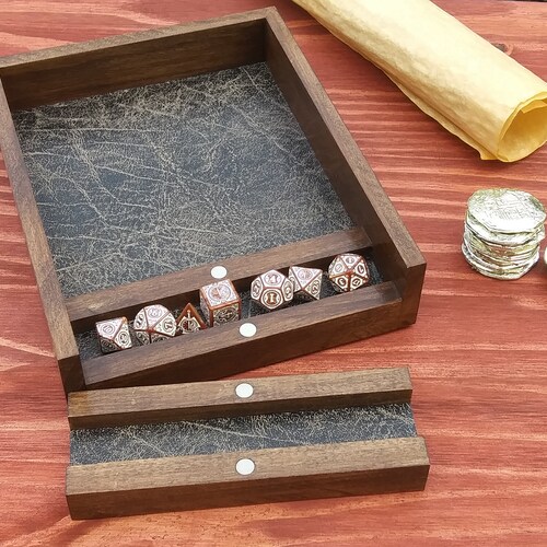 DND Dice Storage Box With Tray Etsy
