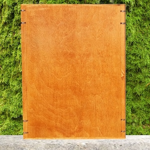 Panel de madera de arce para pantalla modular de Dungeon Master (panel DnD en blanco)