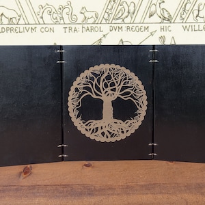 Custom Maple Wood DM Screen -Tree of Life-  ( Modular Wooden DnD Screen)