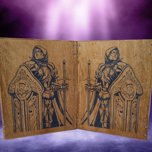Wood Dungeon Master Screen (Magnetic Game Master Screen for DM D&D RPG Dungeons and Dragons)