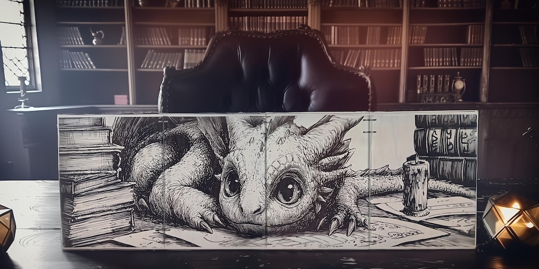 Premium Wooden Dungeon Master Screen – Handcrafted Wood DM / GM Shield ...
