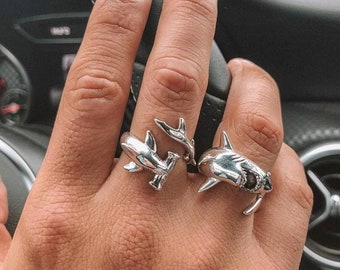 Shark Ring, Hammerhead Ring, Great White Shark Ring