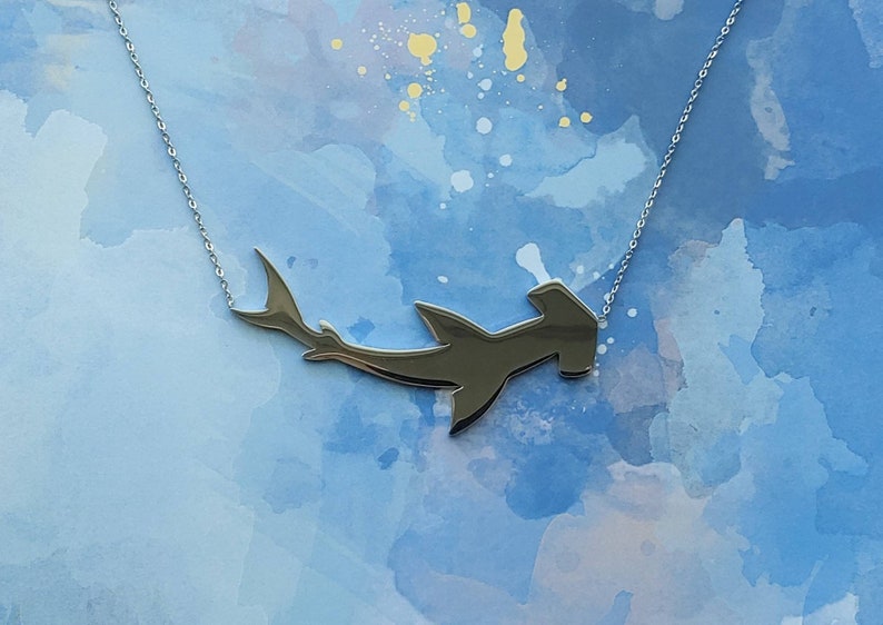 Hammerhead Shark Pendant Necklace - Etsy