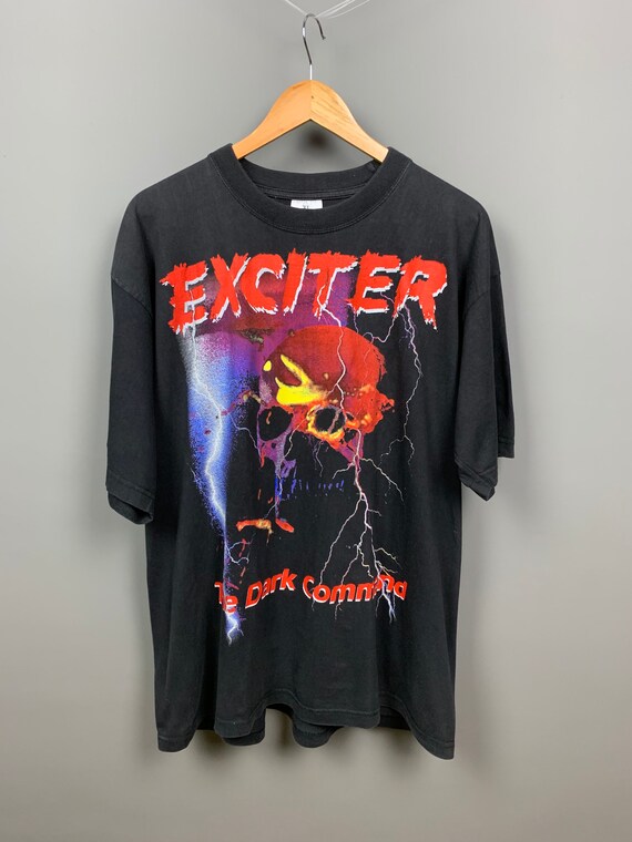 EXCITER 19997 The DARK COMMAND Vintage Band TShirt / Cradle Etsy