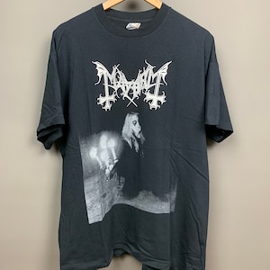 MAYHEM 1997 Died by His Own Hands Vintage T-shirt / RARE / Single