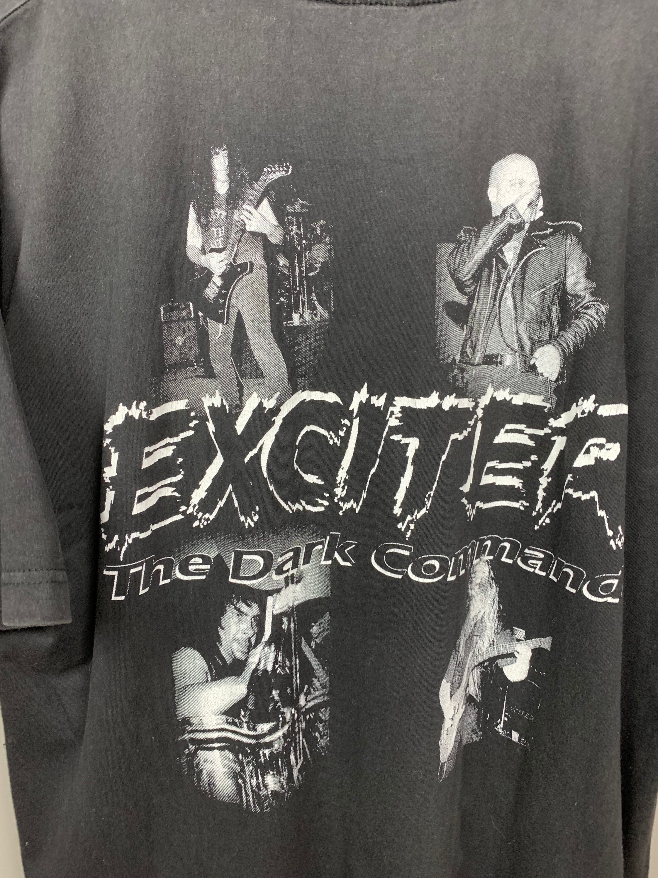 EXCITER 1997 The DARK COMMAND Vintage Band Tshirt / Cradle of Etsy