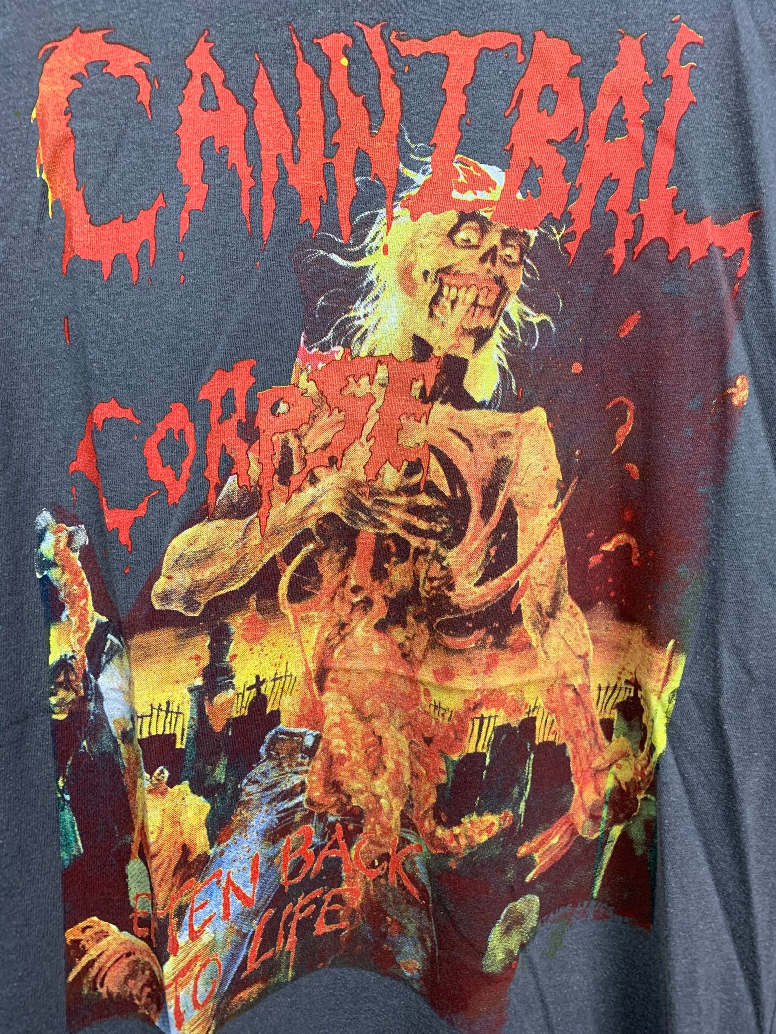 cannibal corpse eaten back to life shirt