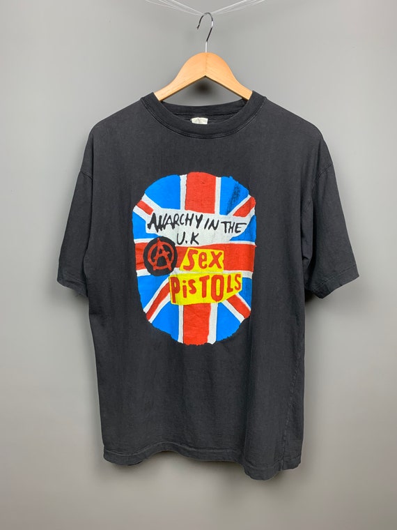 SEX PISTOLS 80s Anarchy in the UK Vintage Band T-S