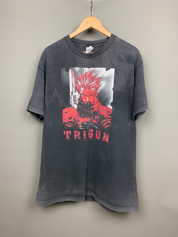 Trigun 05 Anime Vintage Manga T Shirt Ghost In The Shell Etsy 日本
