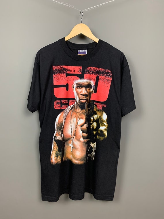 高品質人気 50 Cent vintage rap tee KRSWY-m16451564914 actualizate.ar