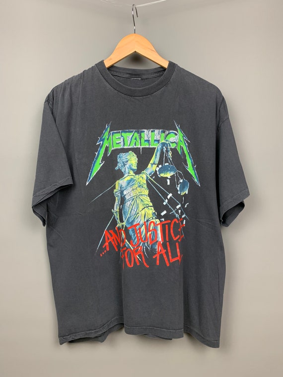 metallica t shirt justice for all