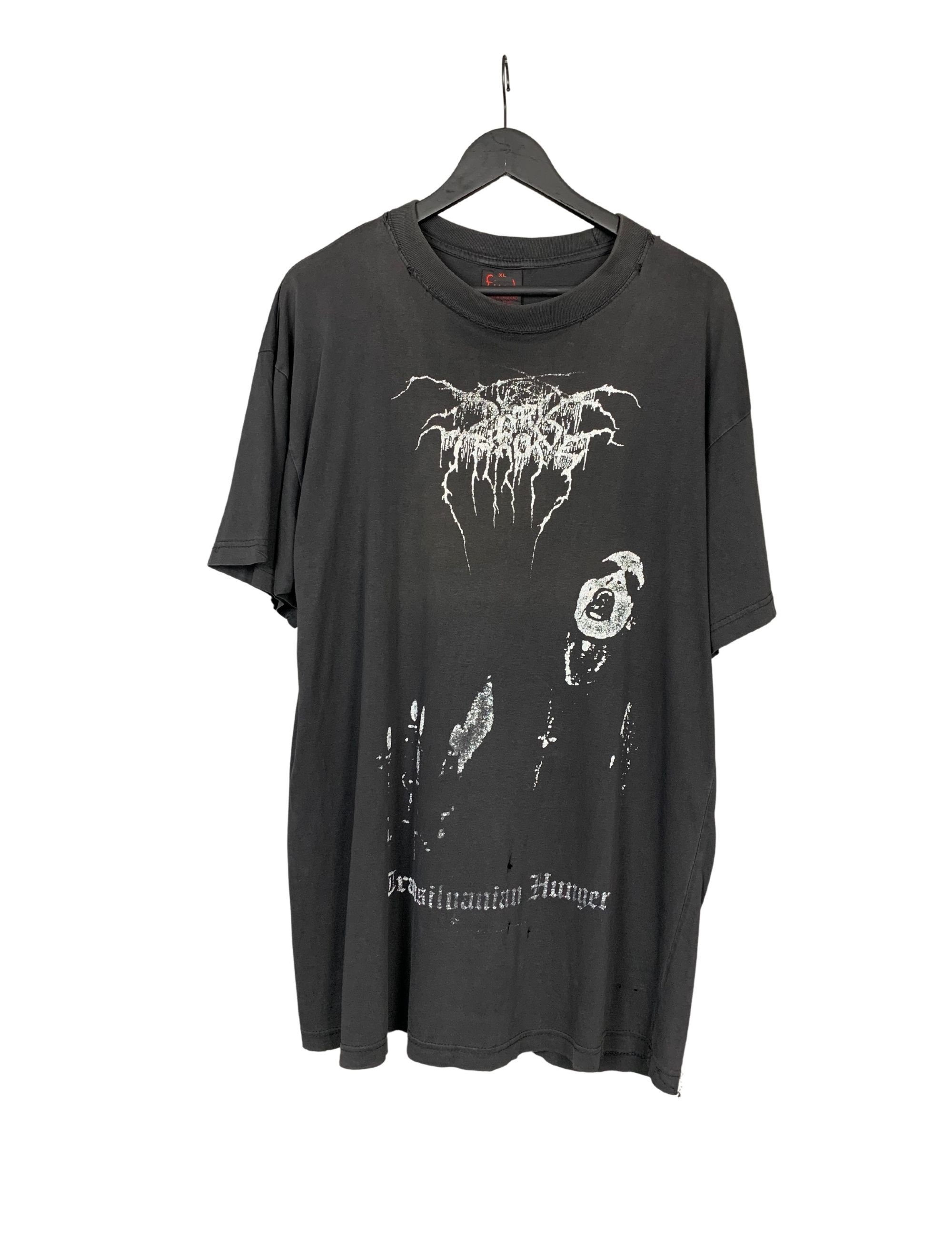 DARKTHRONE 1999 Transilvanian Hunger Vintage Black Metal T-shirt 