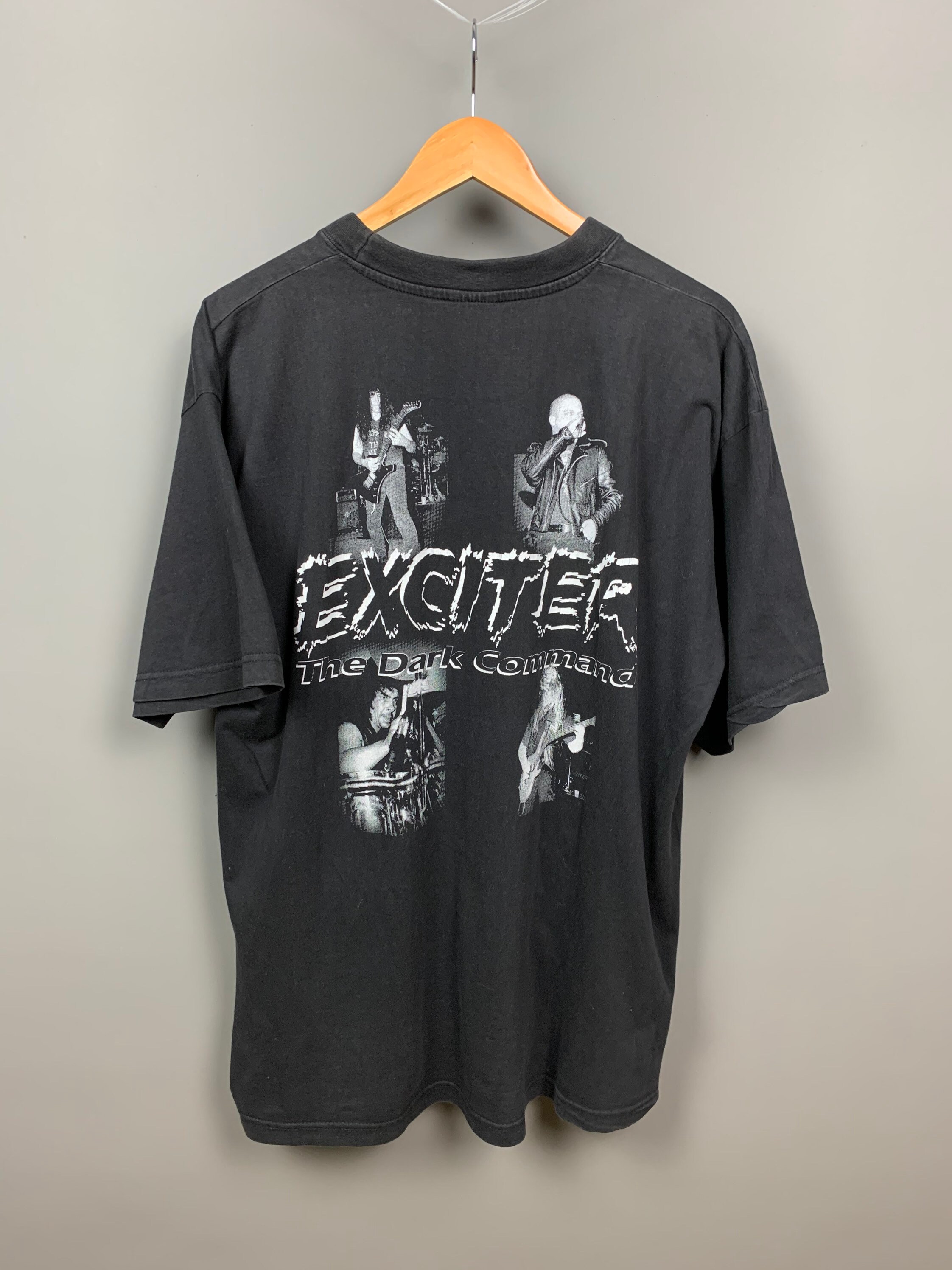 EXCITER 19997 the DARK COMMAND Vintage Band Tshirt / Cradle Etsy