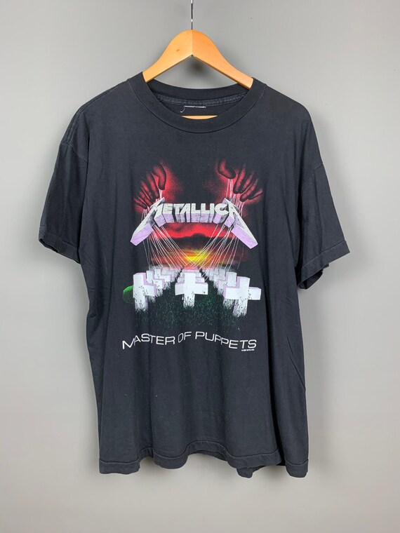 METALLICA 1987 MASTER of PUPPETS Vintage Band T-shirt / Slayer - Etsy