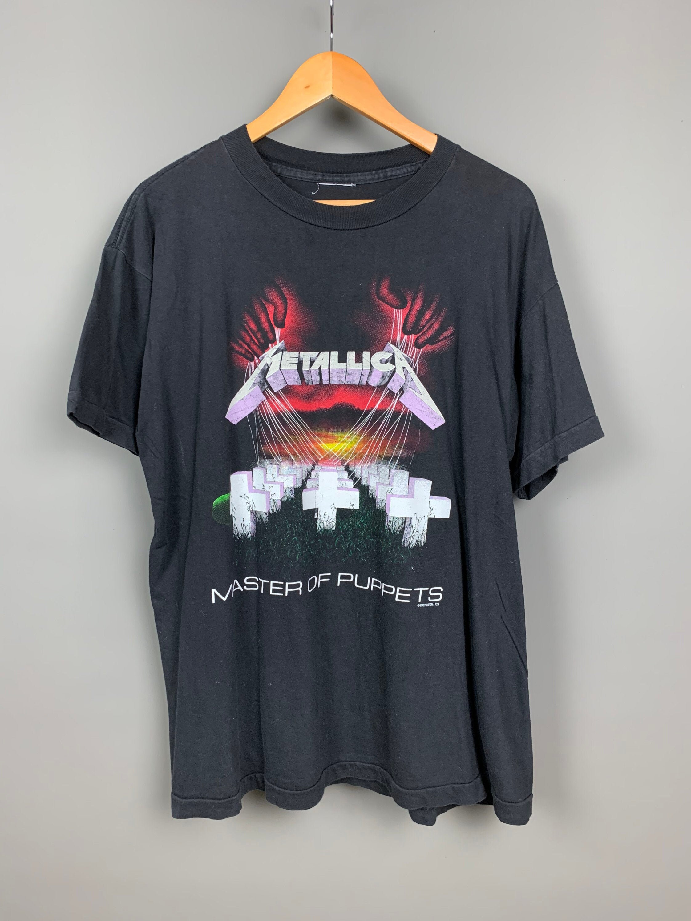 METALLICA 1987 MASTER of PUPPETS Band T-shirt / - Etsy