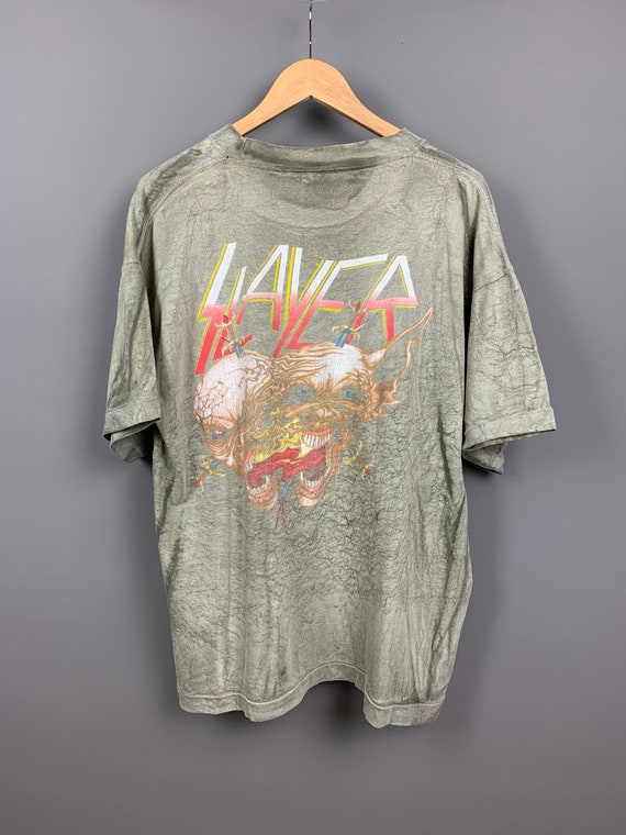 SLAYER 90s Vintage Band T-shirt / Metallica / Single Stitch / - Etsy
