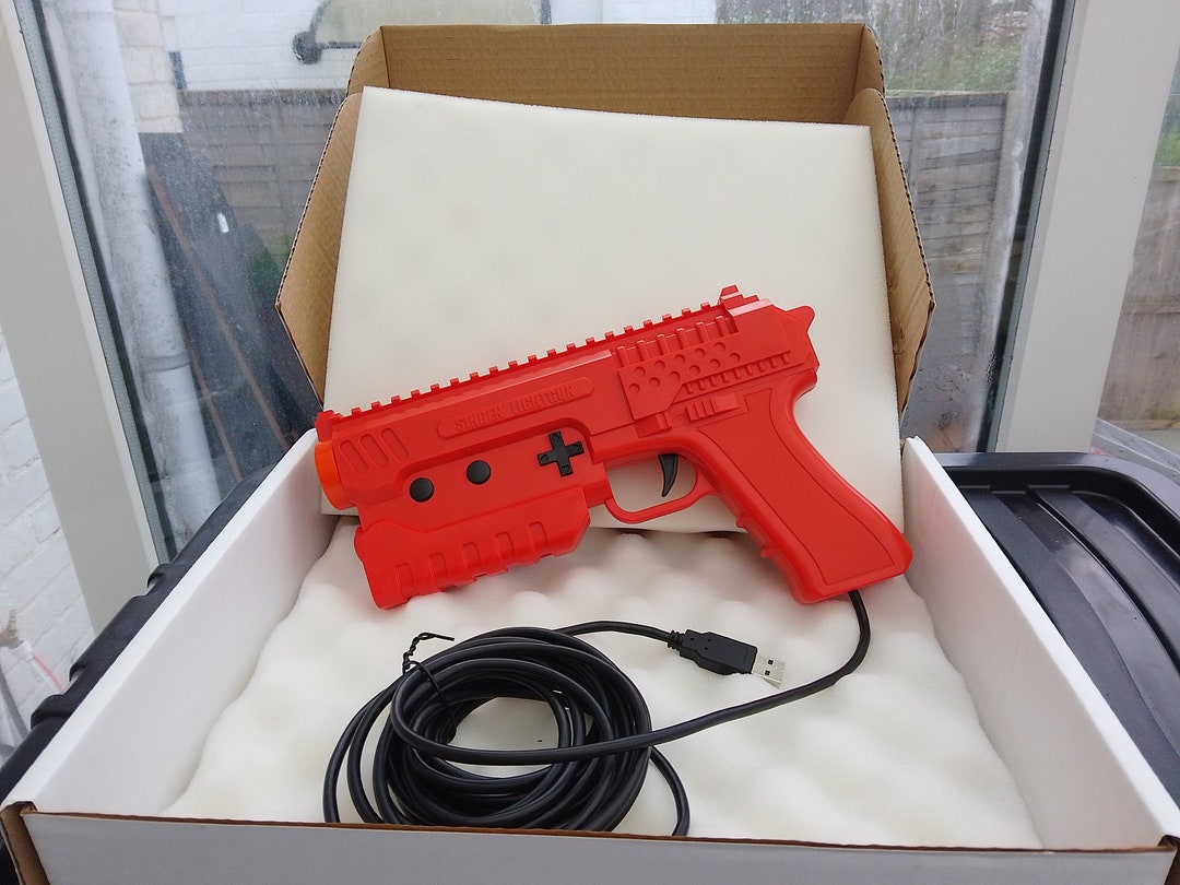 Sinden Light Gun Blue With Recoil Effect Orange Tip USB Etsy