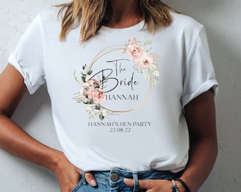 Bride To Be Shirt, T-shirts de fête de mariée, Chemises de fête de bachelorette, Future Mrs Bride T-Shirt, T-shirts de demoiselle d’honneur