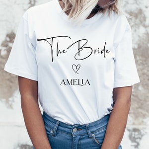 The Bride T-Shirt, Bride Top, The Bride Hen Party T-Shirt, The Bride Hen Party Tee, Bride T-Shirt, Bride Tee, Hen Party T-Shirts in the UK